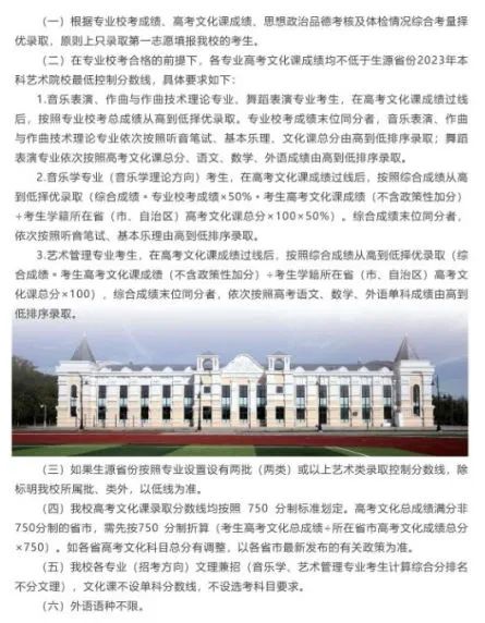 重点艺术院校2023录取规则汇总 (http://www.cngai.com/) 艺教资讯 第42张