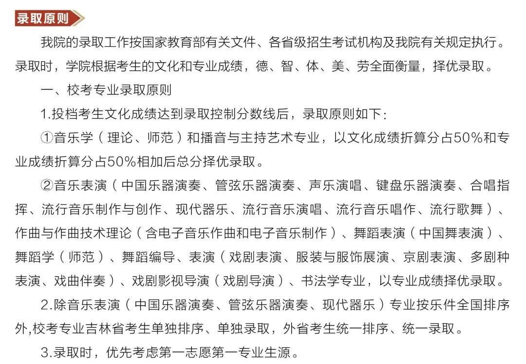 【河南艺考】2023年部分院校艺术类专业录取规则汇总！ (http://www.cngai.com/) 艺教资讯 第18张